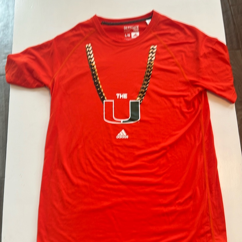 Men’s Miami hurricane shirt size large